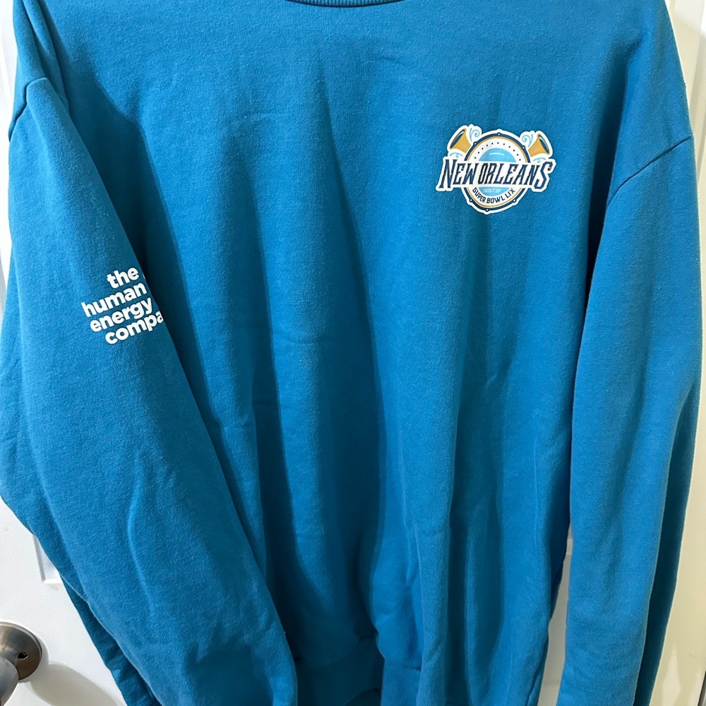 Super Bowl LIX New Orleans  Ambassador Blue‎ Sweatshirt